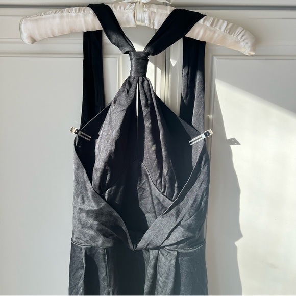 NWT Silk Banana Republic Halter Maxi Formal Dress - Picture 7 of 9